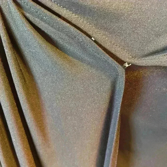 NEW Harbison Moonbeam Cutout Black Jersey Maxi Dress XL. - Picture 13 of 14